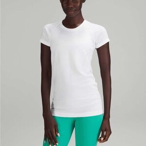 Lululemon White Swiftly Tech Top